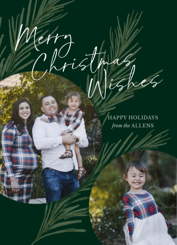Snowy Merry Christmas Wishes 